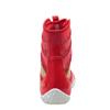 Wesing Unisex Pro Kickboxing Footwears Training Shoes High-top Ankle Boxing Shoes Red view 4