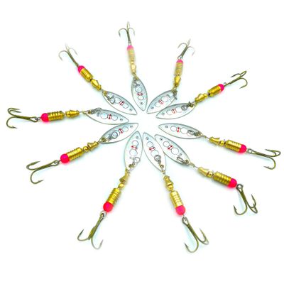 LENPABY LePababy 10PCS Spoon Fishing Kit/Squid Spinning Kit