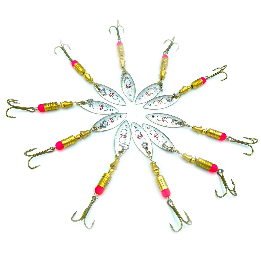 LENPABY LePababy 10PCS Spoon Fishing Kit/Squid Spinning Kit