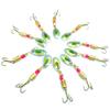 LENPABY 10pcs Spoons Fishing Kit/Trout Spinner Kit/5.7CM Spinnerbaits3.8G Spoon Bait for Perch view 1
