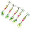 LENPABY 10pcs Spoons Fishing Kit/Trout Spinner Kit/5.7CM Spinnerbaits3.8G Spoon Bait for Perch view 2