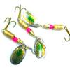 LENPABY 10pcs Spoons Fishing Kit/Trout Spinner Kit/5.7CM Spinnerbaits3.8G Spoon Bait for Perch view 3