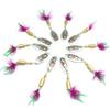 LENPABY 10pcs Spoons Fishing Kit/Trout Spinner Kit/7.5CM/10G view 1