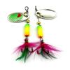 LENPABY 10pcs Spoons Fishing Kit/Trout Spinner Kit/6.3CM Spinnerbaits3.5G view 2