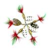 LENPABY 10pcs Spoons Fishing Kit/Trout Spinner Kit/6.4CM Spinnerbaits6.8G view 2