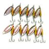 LENPABY 10pcs Spoons Fishing Kit/Trout Spinner Kit/7CM Spinnerbaits9.9G view 1