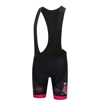 Cycling Bib Shorts Women Bike Bicycle Bib Short with 3D Gel Pad red M