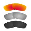 Littlebird4 1.5mm Polarized Replacement Lenses for Oakley Canteen 2014 OO9225 Sunglasses - MultiOptions (Black+Silver+Fire Red) view 1