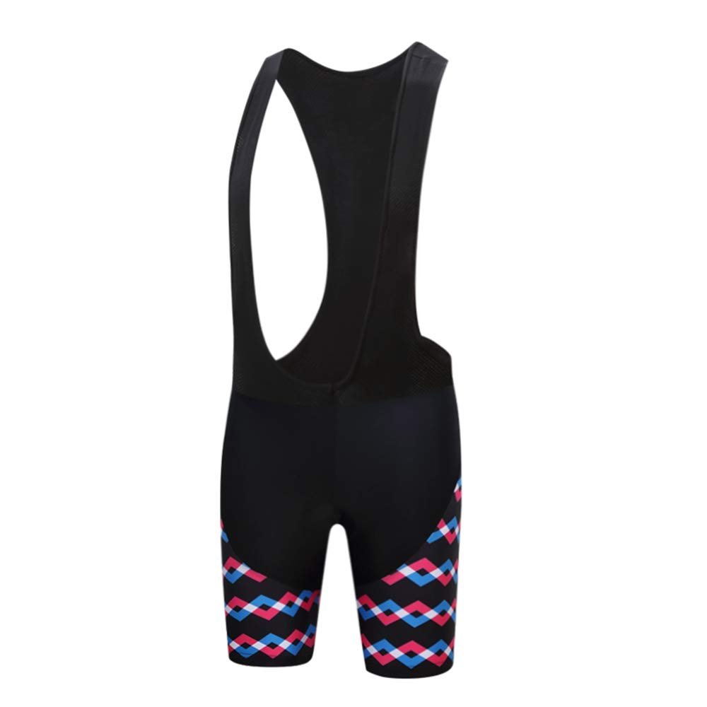 Cycling Bib Shorts Women Bike Bicycle Bib Short with 3D Gel Pad Black L