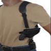 Barsony Horizontal Shoulder Holster w/Speed-Loader Pouch for COLT Diamondback Right view 4