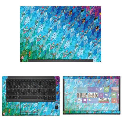 Decalrus - Protective Decal Rainbow Pattern Skin Sticker for Dell Latitude 7490 (14" Screen) case Cover wrap DElatitude7490-147