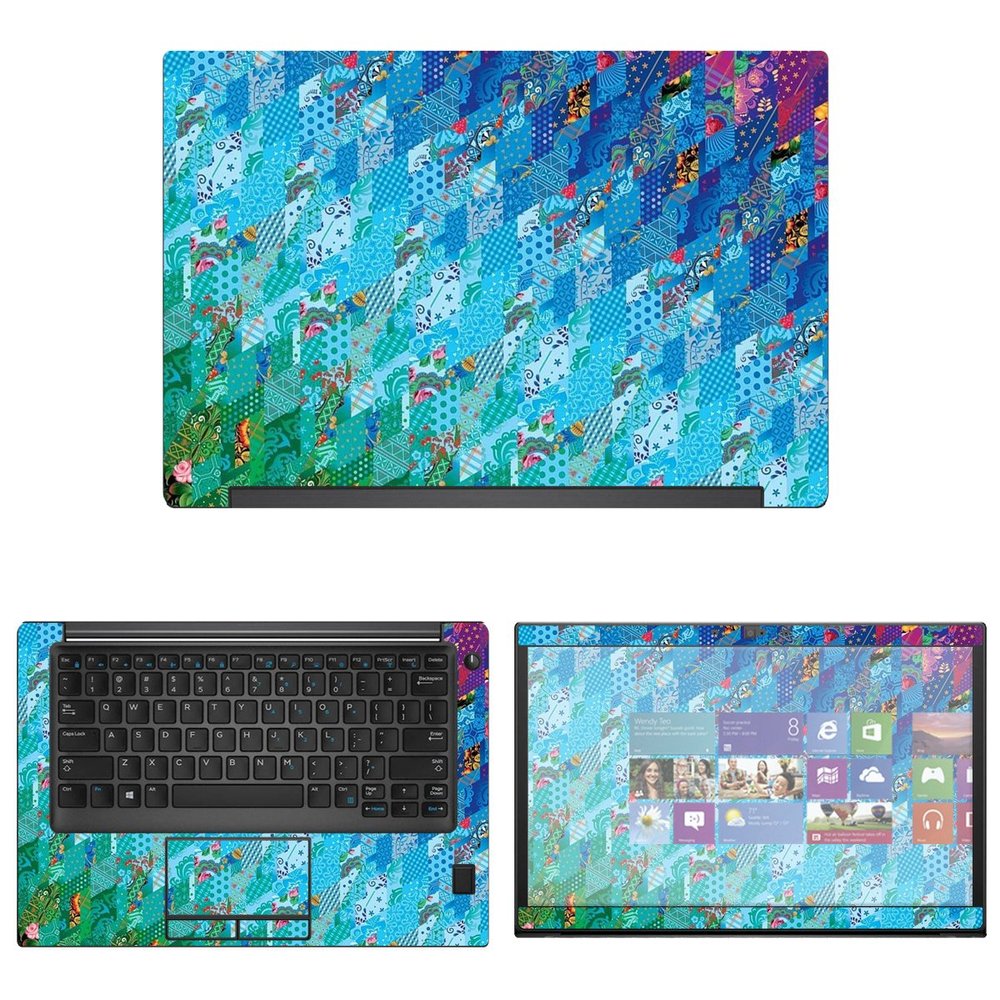 Decalrus - Protective Decal Rainbow Pattern Skin Sticker for Dell Latitude 7490 (14" Screen) case Cover wrap DElatitude7490-147