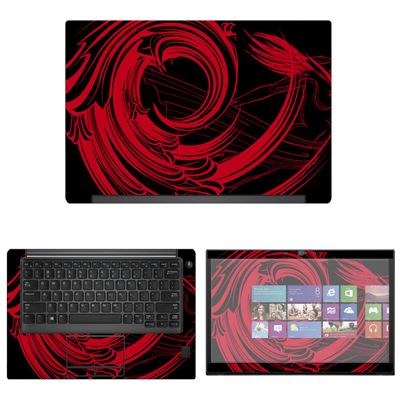 Decalrus - Protective Decal Abstract Rose Skin Sticker for Dell Latitude 7490 (14" Screen) case Cover wrap DElatitude7490-91