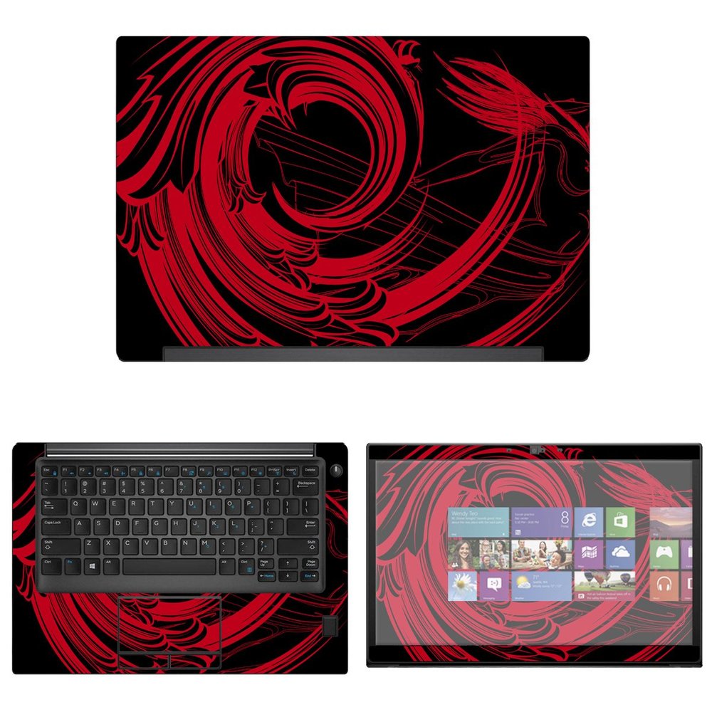 Decalrus - Protective Decal Abstract Rose Skin Sticker for Dell Latitude 7490 (14" Screen) case Cover wrap DElatitude7490-91