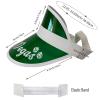 Yuanhe Green Poker Casino Visor - 5 Pack Las Vegas Dealer Costume Hat view 4