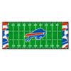 FANMATS 23211 NFL - Buffalo Bills Football Field Runner Rug - 30in. x 72in. Xfit Design view 1