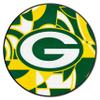 FANMATS 23268 Green Bay Packers Roundel Rug - 27in. Diameter Xfit Design view 1