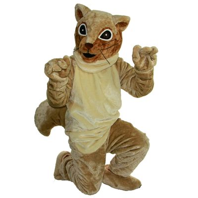 Brown squirrel Mascot Costume Cartoon Character Adult Sz Real Picture