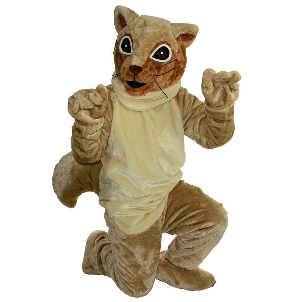 Brown squirrel Mascot Costume Cartoon Character Adult Sz Real Picture