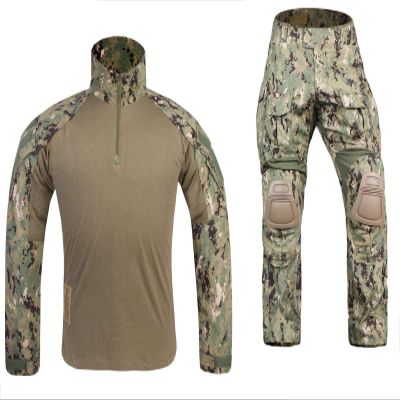 Airsoft Military BDU Tactical Suit Combat Gen3 Uniform Shirt Pants AOR2 (M)