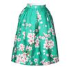 Women's Digital Print High Waisted A-Line Pleated Vintage Midi Skirts Style 10 view 3