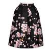 Women's Digital Print High Waisted A-Line Pleated Vintage Midi Skirts view 3