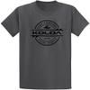 Koloa Surf Youth Thruster Surfboards Logo Heavyweight Tee-M-Charcoal/b view 1