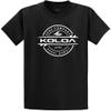 Koloa Surf Company Youth Thruster Surfboards Logo Heavyweight Tee - Large - Black/White view 1