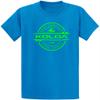 Koloa Surf Youth Thruster Surfboards Logo Heavyweight Tee-XS-Sapphire/Green view 1