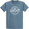 Koloa Surf Company Youth Thruster Surfboards Logo Heavyweight Tee-XL-StoneBlue/w view 1