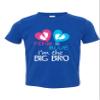 ALLNTRENDS Toddler T Shirt Pink Or Blue I'm The Big Bro Reveal New Born Brother (3T, Royal Blue) view 1