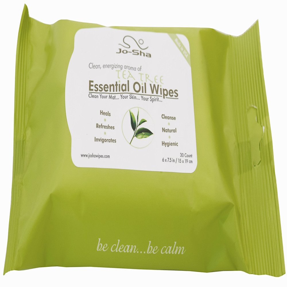 JoSha Wipes - Resealable Pack - Tea Tree, qty 2-30 packs