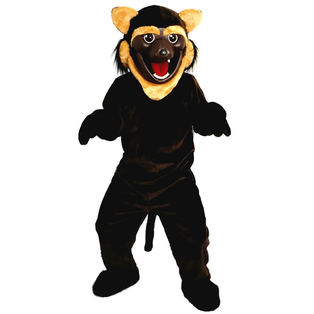 Brown Wildcat Tiger Mascot Costume Cartoon Character Adult Sz Real Picture