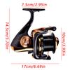 Reel 12+1BB High Speed Metallic Casting Smooth Fishing Reels for Saltwater Freshwater Fishing Handlebargrip Reels and Maintenance Tools(8000? view 4