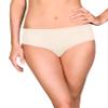 Shadowline Women's Hidden Elastic Nylon Hipster Panty 3-Pack Underwear, ivory, 5 view 1