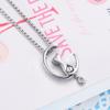 Oinsi Pet Remembrance Jewelry - Lovely Cat Stainless Steel Cremation Urn Necklace for Ashes (Black) view 4