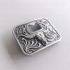 Vintage Style Longhorn Bull Star Bottle Opener Belt Buckle view 2