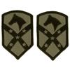 15th Sustainment Brigade OCP Patch With Hook and Loop - Pair view 1