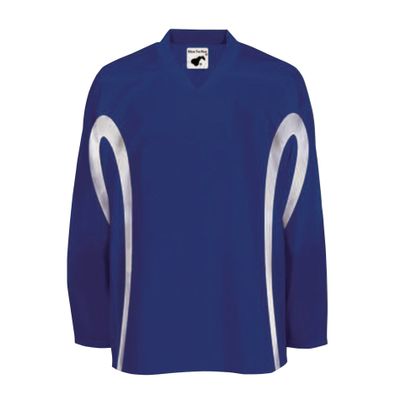 Pearsox Polyester House League Ice Hockey Jersey for Men - Moisture Wicking Hockey Game Jersey Made of 200 Denier Polyester with Pull On Closure (Royal, XX-Large)