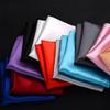 Flairs New York Gentleman's Essentials Weekend Casual White Pocket Square (Royal Purple [Silky Smooth]) view 3