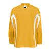 Pearsox Polyester House League Ice Hockey Jersey for Men - Moisture Wicking Hockey Game Jersey Made of 200 Denier Polyester with Pull On Closure (Gold, YS/YM)