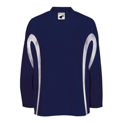 Pearsox Polyester House League Ice Hockey Jersey for Men - Moisture Wicking Hockey Game Jersey Made of 200 Denier Polyester with Pull On Closure (Navy, Goalie)