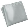Flairs New York Gentleman's Essentials Weekend Casual White Pocket Square (Platinum Silver [Silky Smooth]) view 1
