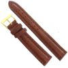 18mm Morellato Brown Genuine Calf Leather Hand Stitched Mens Watch Band 1489 view 2