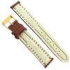18mm Morellato Brown Genuine Calf Leather Hand Stitched Mens Watch Band 1489 view 3