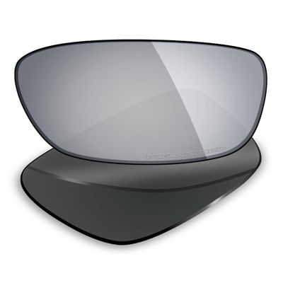 Mryok Plus Polarized Replacement Lenses for Oakley Drop Point OO9367 Sunglasses, HD Polarized, UV Protection, Impact Resistant & Perfectly Fit - Silver Titanium