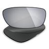 Mryok Plus Polarized Replacement Lenses for Oakley Drop Point OO9367 Sunglasses, HD Polarized, UV Protection, Impact Resistant & Perfectly Fit - Silver Titanium view 1