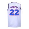 Mens Basketball Jerseys Movie 90S #22 Bill Murray Space Shirts (White, Small) view 1