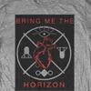 Bring Me The Horizon T Shirt Heart & Symbols Band Logo Official Mens Grey Size XL view 2
