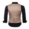 AOYOG Mens Formal Business Vest for Suit or Tuxedo view 3